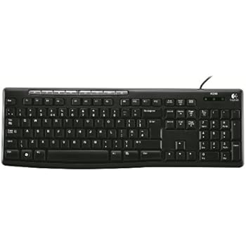 Amazon.in: Buy Logitech K200 Wired Media Keyboard (Black ...