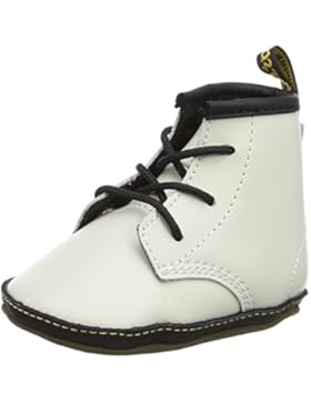 Dr. Martens Unisex Baby Auburn White Lamper Krabbelschuhe