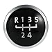 Produktbild ELENXS Fahrzeug-Gangschaltung-Handgriff-Abdeckung Knob Caps 5 Geschwindigkeits-Emblem Ersatz für T5 Transporter 2003-2010
