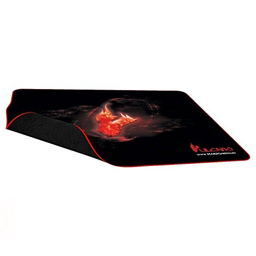 Mars Gaming MMPVU1 - Alfombrilla gaming para PC base de caucho natural
superficie nanotextil m xima comodidad y rendimiento color rojo y negro