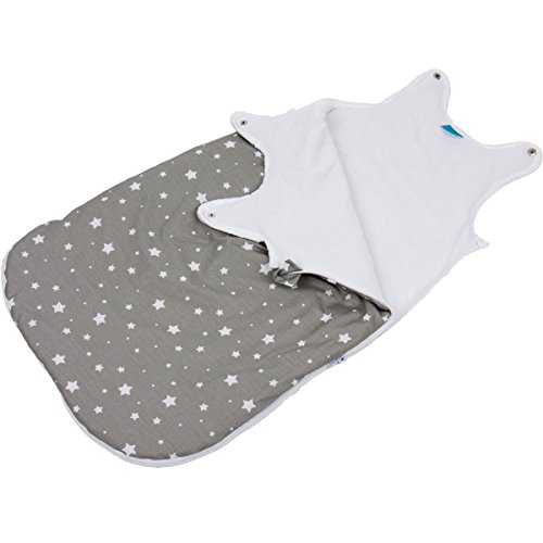 Sommerschlafsack STERNE (100% BAUMWOLLE) Schlafsack Kind Baby (Ärmellos) - 3