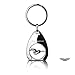 Price comparison product image Ford Lifestyle Collection New Genuine Ford Mustang Trolley Coin Keyring Key Ring 36200370