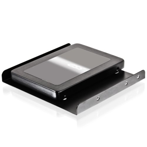 CSL - 2,5" Einbaurahmen für HDDs oder SSDs | 3,5" auf 2,5" | kompatibel für Festplatten in 2,5" (6,4cm) Größe | inkl. Montagezubehör