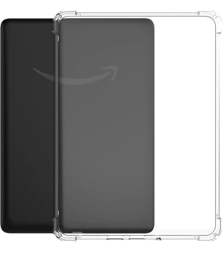 M.G.R.J® Soft TPU Transparent Back Case Cover for Kindle