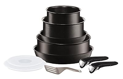 Tefal L6549702 Set de poêles et casseroles - Ingenio 5 Performance Noir 10 Pièces - Tous feux dont induction