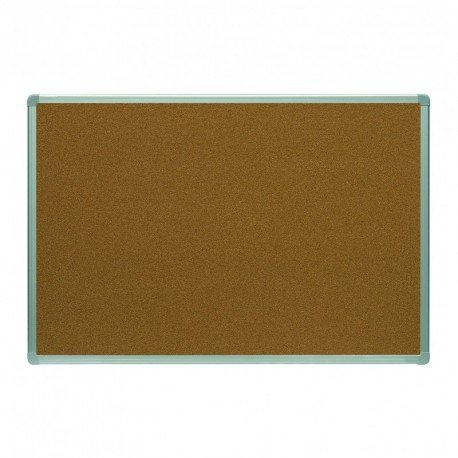 Pizarra Rocada de corcho natural marco de aluminio 150x100