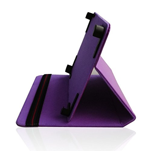 TASCHE FÜR MEDION LIFETAB S7852 HÜLLE SCHUTZHÜLLE COVER TABLET KUNSTLEDER LILA - 3