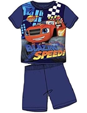 Blaze Monster Machines Shorty Schlafanzug blau