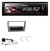 Produktbild Pioneer MVH-X380BT MP3 USB Bluetooth AUX Autoradio für Opel Astra H Corsa D Zafira B matt-chrom
