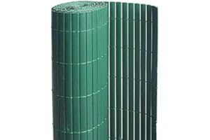GENERIC Canisse PVC en Rouleau de 3m pour clôture ou Balcon (1m80, Vert RAL 6028)