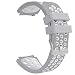 Produktbild Artistic9 TPU Silikon Armband für Samsung Galaxy Watch 42mm | Einstellbarer Ersatz Uhrenarmband | Wasserdicht Sport Band | für Damen Herren | mit Edelstahl Schnalle | 20mm