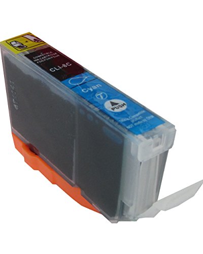10 komp. Druckerpatronen für Canon PGI-5BK CLI-8BK CLI-8C CLI-8M CLI-8Y 2x schwarz dick 2 x schwarz Photo 2 x blau 2 x rot 2 x gelb mit Chip - 4