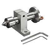  OVERMAL Mini Holzdrehmaschine Bohren Schwanz Sitz DIY Zubehör Drehkausche SILBER