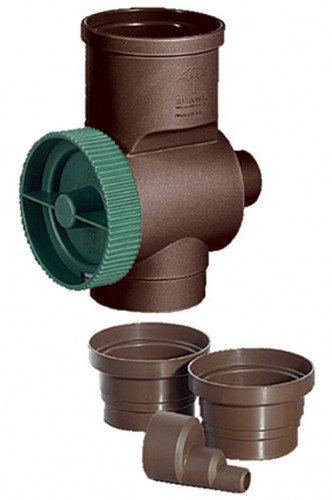 Preisvergleich Produktbild Fallrohrfilter für Regenfallrohre braun