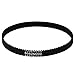 Produktbild sourcingmap® 200mm Lang Schwarz 3D Drucker Geschlossen Schleife Gummi Zahnriemen 2GT-6
