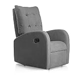 Sillones relax confort con tejido transpirable y fácil mantenimiento. Limpie solo con agua