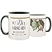 Produktbild Personello Tasse mit Spruch, Fledermaus Motiv „Beste Freunde“ Mit dir häng ich am Liebsten ab, Freundschaftstasse grün, 300ml
