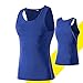 Produktbild Swallowuk Herren Compression Tank top Unterhemden Elastic Fitness Stringer Gym Shirt Weste Sport Vest Muscleshirt (3XL, Blau)
