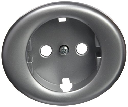 Niessen Tacto 5588 PL - Tapa enchufe tipo Schuko, color plata
