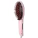 [2016 New Release] Hair Straightening Brush, Merit Hair Straightener With LCD Temperature Control, Straightener Comb With Fast Styling, Detangling Electric Straightener For Short or Long, Black, Thick, Thin, Wavy Hair or Bangs (Pink)