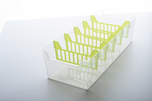 BranQ Küchenorganizer Aufbewahrung Gewürz Box Kiste Küchen Organizer Gewürzbehälter (Transparent)