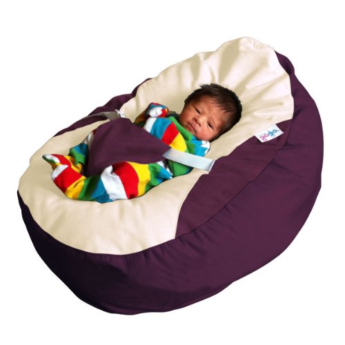 GaGa Aubergine Baby Bean Bag