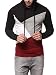 Gritstones Black/Maroon Full Sleeve Hooded T Shirt GSHDTSHT1287BLKMRN RS.499.00
