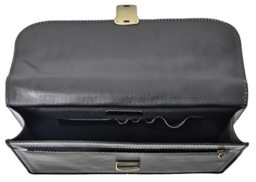 Businesstasche Gusti Leder studio  Neil  Laptoptasche Umh  ngetasche Messenger College Vintage Schwarz 2B1-94-3