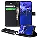 Price comparison product image DN-Alive P Smart 2019 Case Cover, For Huawei P Smart (2019) / Honor 10 Lite Pu Leather [Card Holder] [ID Holder] [Wallet Case] [Black] [Book Case] [Flip Case] [Stand Feature] Case