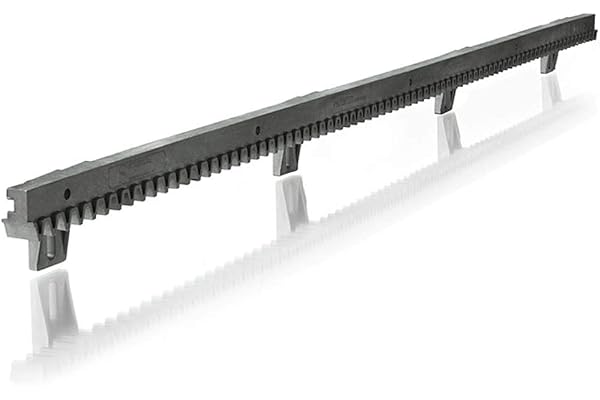 Somfy 2401294 - Mètre de crémaillère (1 x 1 mètre) basse pour portail coulissant | Compatible avec les moteurs Freevia, Slidymoove et LS