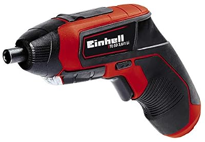 Einhell Visseuse sans fil TE-SD 3,6/1 Li (3,6 V, 1,5 Ah, Système de charge avancé avec le chargeur micro USB, Livré avec kit 10 embout)