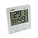Produktbild Wokee digitales Thermo-Hygrometer, Indoor Zimmer LCD Elektronisches Temperaturfeuchtigkeitsmesser Digital Thermometer Alarm 102x93x22mm Feuchtigkeit 1% RH
