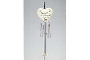 DAVID FISCHHOFF SPECIAL HEART WIND CHIME MEMORIAL / GRAVESIDE TRIBUTE FAMILY & FRIENDS (Mum)