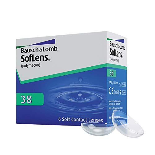 Bausch & Lomb - Soflens 38 Esféricas - Lentes de Contacto - Pack de 6
