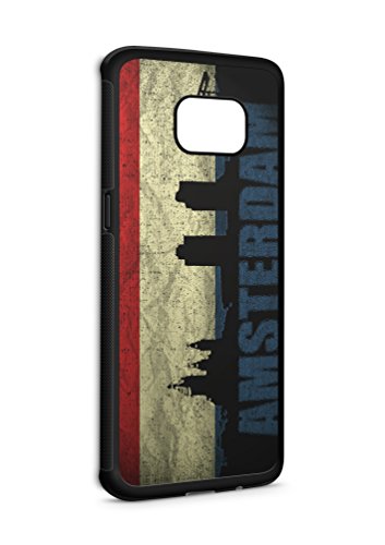 Samsung Galaxy A5 2017 Holland Amsterdam SILIKON Flipcase Tasche Hülle Case Cover Schutz Handy