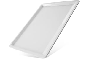 Dr. Oetker Backblech für den Backofen – Backofenblech White Christmas Baking – Ofenblech mit Antihaftbeschichtung und winterlichem Design – ca. 42 x 32 cm