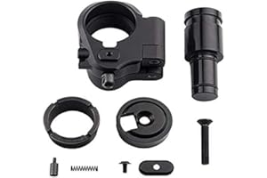 ACEXIER Adaptateur de Stock Pliant en Aluminium Tactique AR pour Accessoires de Chasse au Pistolet Airsoft série M16 M4 SR25 GBB (AEG)