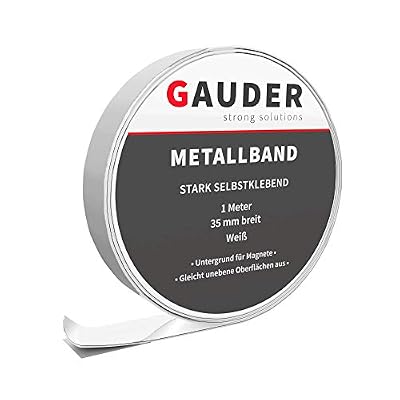 GAUDER Bande Métallique Autocollante | Ruban Métallique Adhésif | Bande Metal Souple