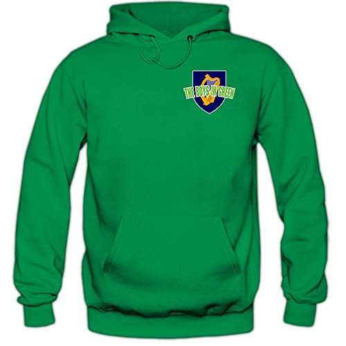 Irland WM 2018 #5 Hoody | Fußball | Herren | Éire | The Boys in Green | Trikot | Nationalmannschaft © Shirt Happenz, Farbe:Hellgrün (Kellygreen F421);Größe:L