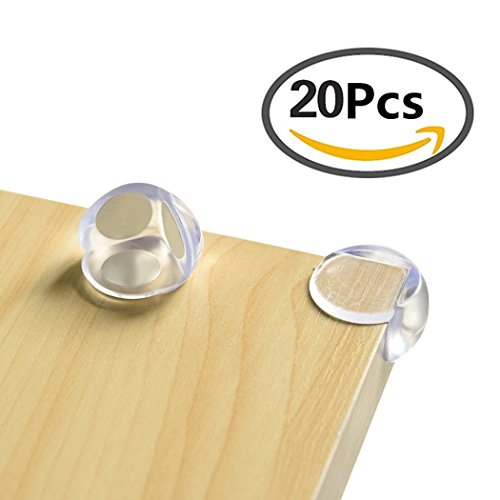 ANGTUO Clear Table Corner Guards, 20 Pcs Cushioned Childproofing Toddlers, Baby & Child Bumpers & Protectors