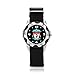 Price comparison product image ZOOMEVERYDAY® Liverpool Nylon Strap Wrist Watch (Black)