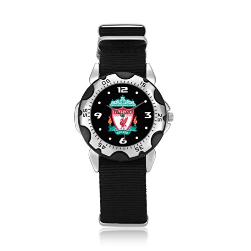Price comparison product image ZOOMEVERYDAY® Liverpool Nylon Strap Wrist Watch (Black)