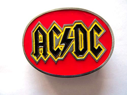 Preisvergleich Produktbild AC / DC Herren Gürtelschnalle Rot Mehrfarbig 85