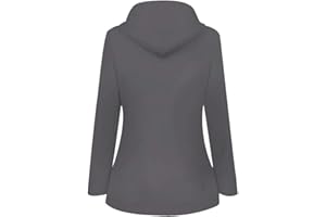 RIKAY Women Solid Rain Jacket Candy Color Outdoor Plus Size Hooded Windproof Loose Coat Water Proof Raglan Cuff Hooded Raincoat Overcoat Winter Warm Cute Jacket School Camping Hiking Outerwear