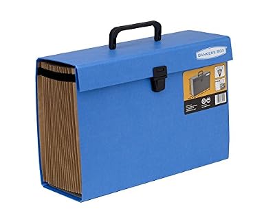 Fellowes 9352201 Trieur Accordéon Handifile Bankers Box - Bleu