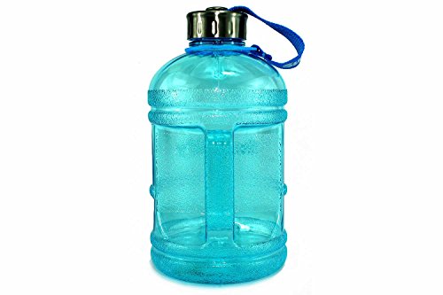 Tritan 1,89 Liter Water Jug XXL Trinkflasche von Supplify – Sport, Fitness Outdoor Wasser-Flasche, Ohne BPA – Große Auslaufsichere Gym Bottle aus Tritan Plastik – Matt oder Transparent Finish - 5