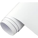 12''x10ft Matte White Repositionable Vinyl Roll Craft Self-adhesive Film for Cutting Plotters &amp;Silhouettes
