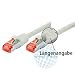 Produktbild Tecline 715015 Category 6 Ethernet Kabel mit schmalem Knickschutz (1,5 m) grau
