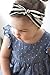 SwirlColor 5 PCS of Rabbit Ears Design Elastic Hairbands Hair Hoops Headbands For Baby Girls