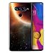 Produktbild eSwish Gel TPU Hülle/Case für LG V40 ThinQ/Orange Finsternis Muster/Weltraum Kollektion